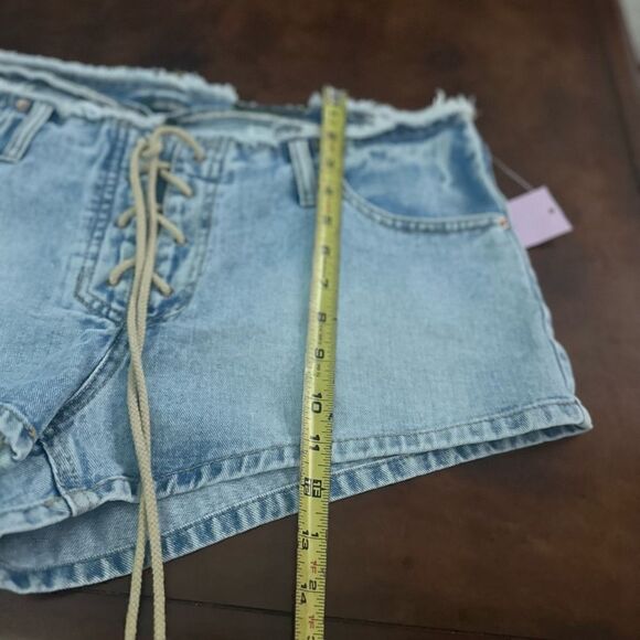 Wild Fable Lace Up Front Jean Shorts Size 8 or Size 14 NWT - Picture 9 of 15